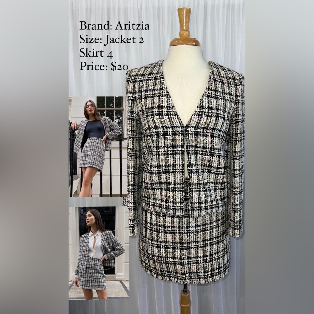 Aritzia Babaton set never worn Jacket size 2 Skirt size 4